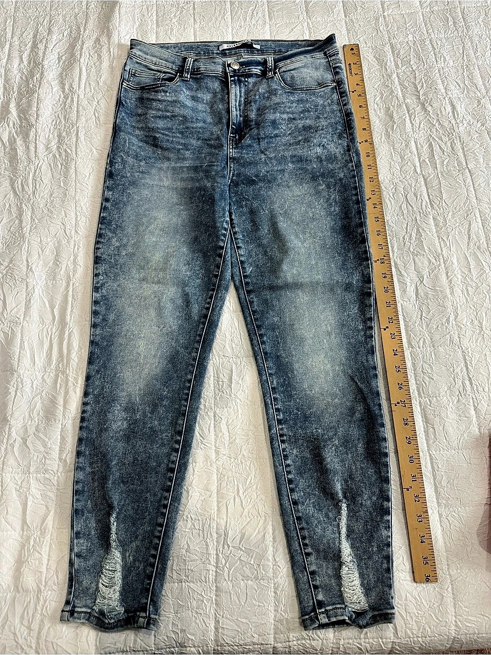 Celebrity Pink The Spice High Rise Ankle Skinny Jeans Skinny Jeans Blue Waist 13